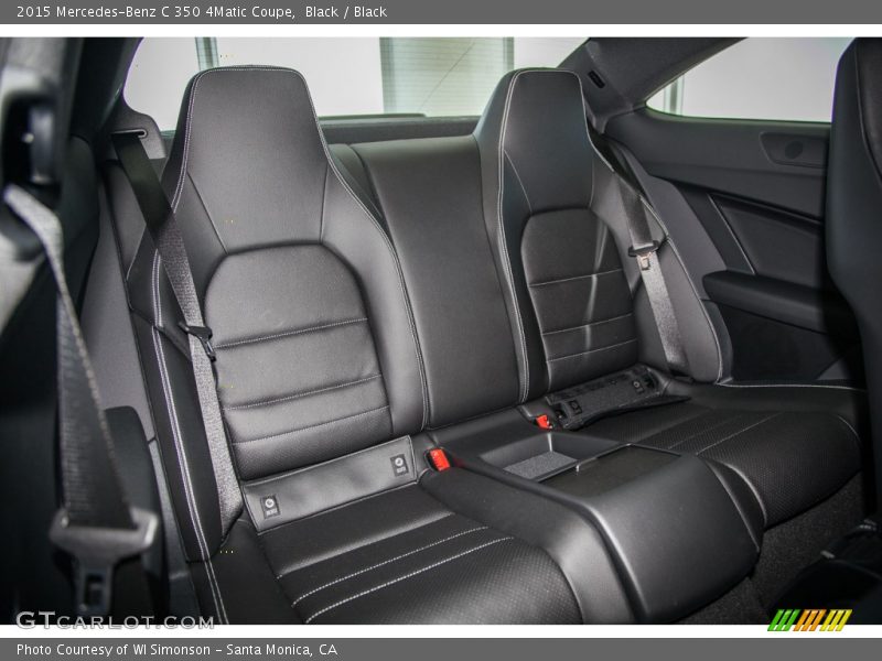 Rear Seat of 2015 C 350 4Matic Coupe