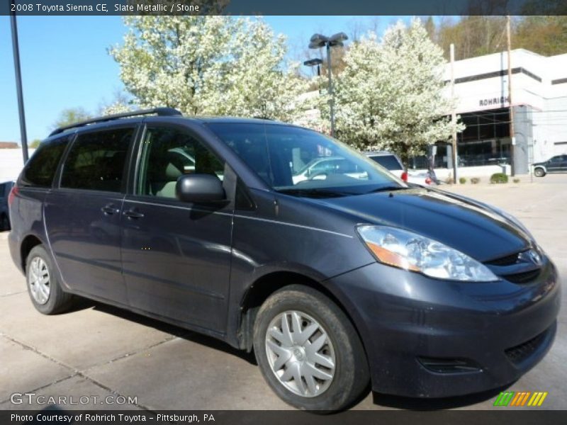 Slate Metallic / Stone 2008 Toyota Sienna CE