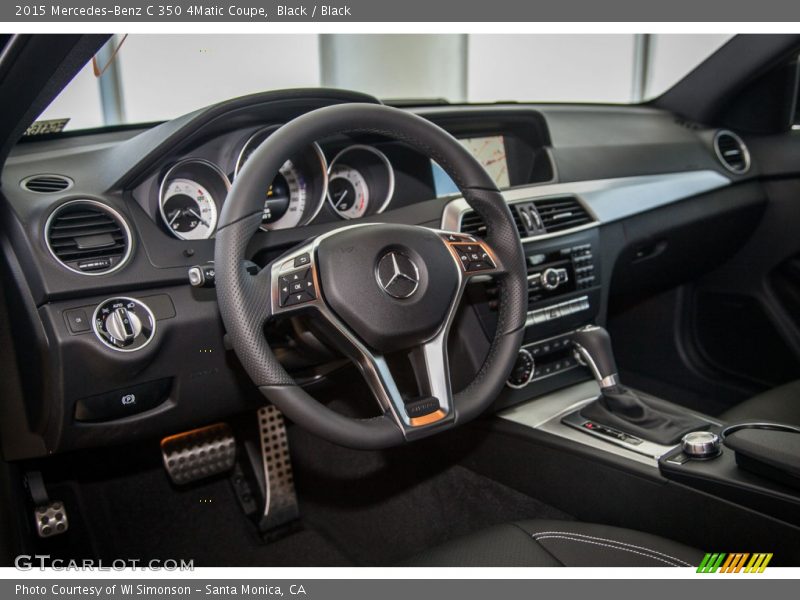 Black / Black 2015 Mercedes-Benz C 350 4Matic Coupe