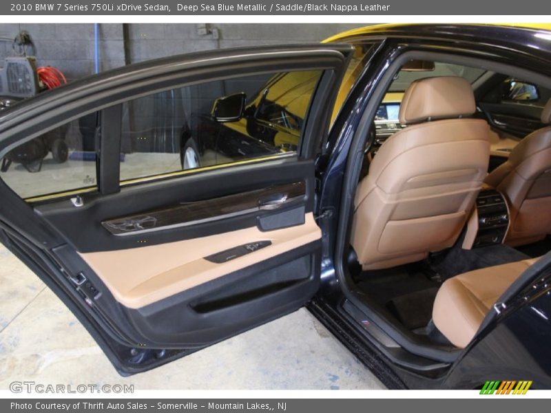Deep Sea Blue Metallic / Saddle/Black Nappa Leather 2010 BMW 7 Series 750Li xDrive Sedan