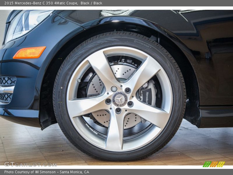 Black / Black 2015 Mercedes-Benz C 350 4Matic Coupe