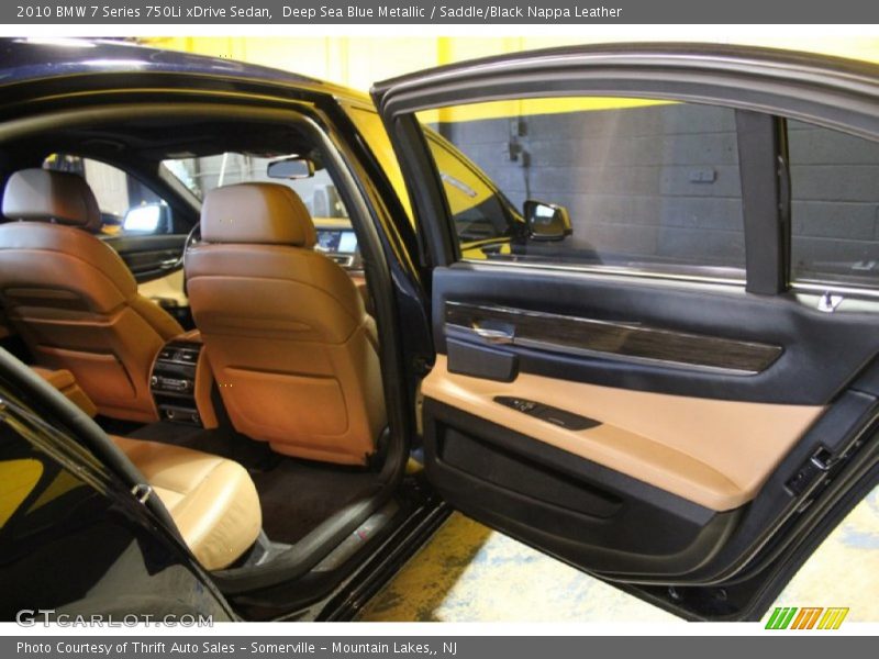 Deep Sea Blue Metallic / Saddle/Black Nappa Leather 2010 BMW 7 Series 750Li xDrive Sedan