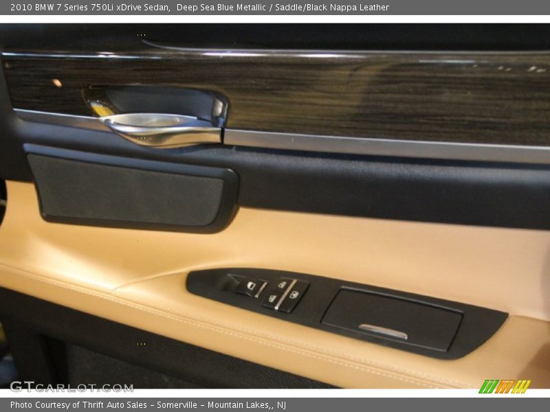 Deep Sea Blue Metallic / Saddle/Black Nappa Leather 2010 BMW 7 Series 750Li xDrive Sedan