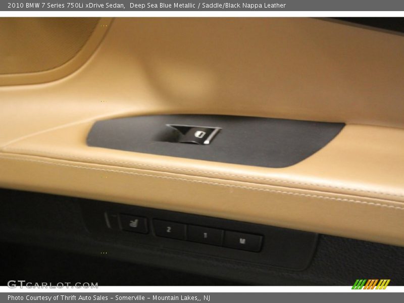 Deep Sea Blue Metallic / Saddle/Black Nappa Leather 2010 BMW 7 Series 750Li xDrive Sedan