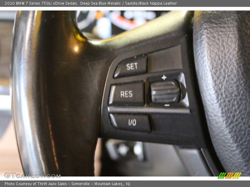 Deep Sea Blue Metallic / Saddle/Black Nappa Leather 2010 BMW 7 Series 750Li xDrive Sedan