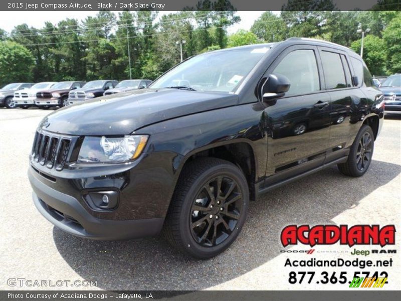 Black / Dark Slate Gray 2015 Jeep Compass Altitude