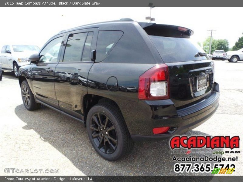 Black / Dark Slate Gray 2015 Jeep Compass Altitude