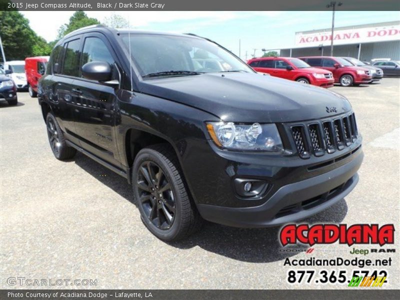 Black / Dark Slate Gray 2015 Jeep Compass Altitude