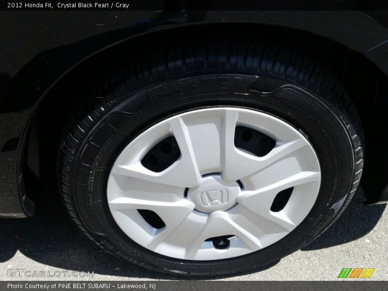 Crystal Black Pearl / Gray 2012 Honda Fit