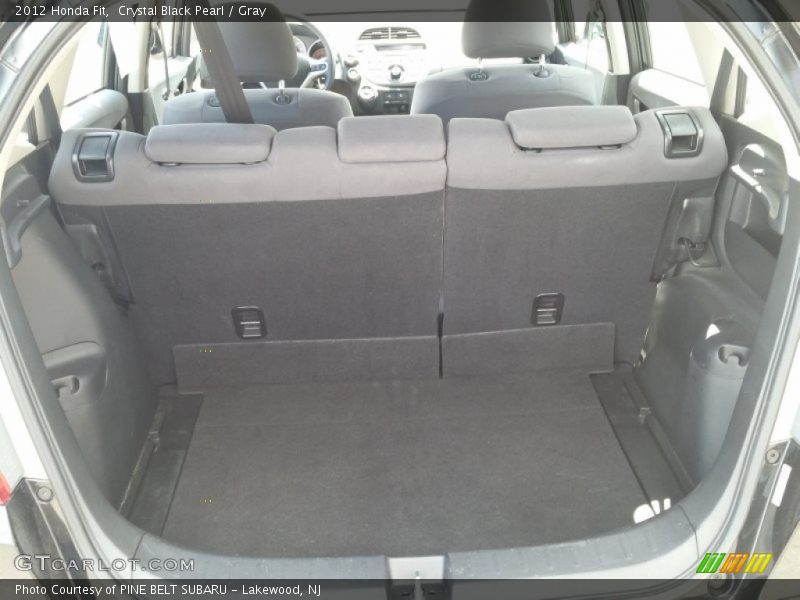 Crystal Black Pearl / Gray 2012 Honda Fit