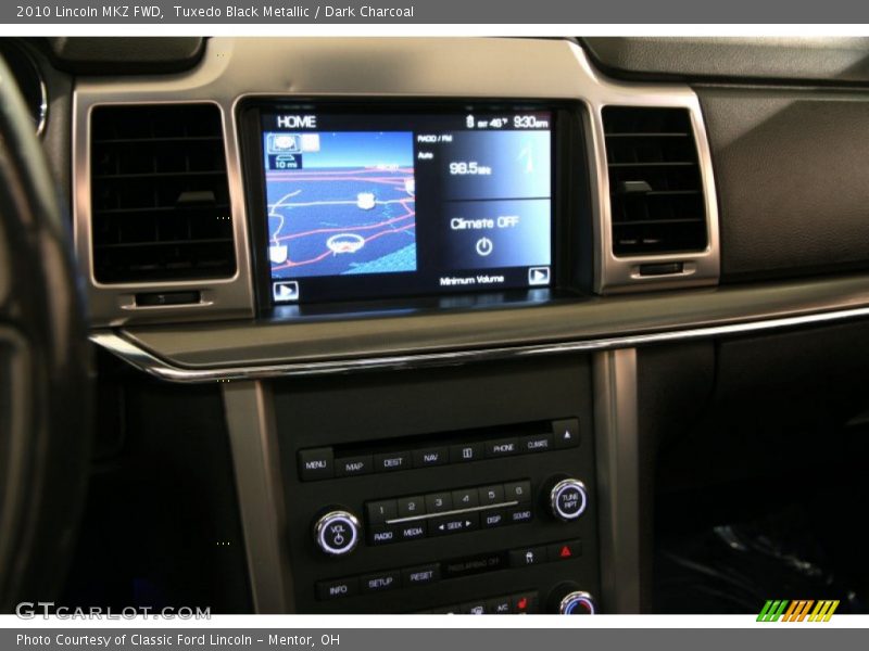 Tuxedo Black Metallic / Dark Charcoal 2010 Lincoln MKZ FWD