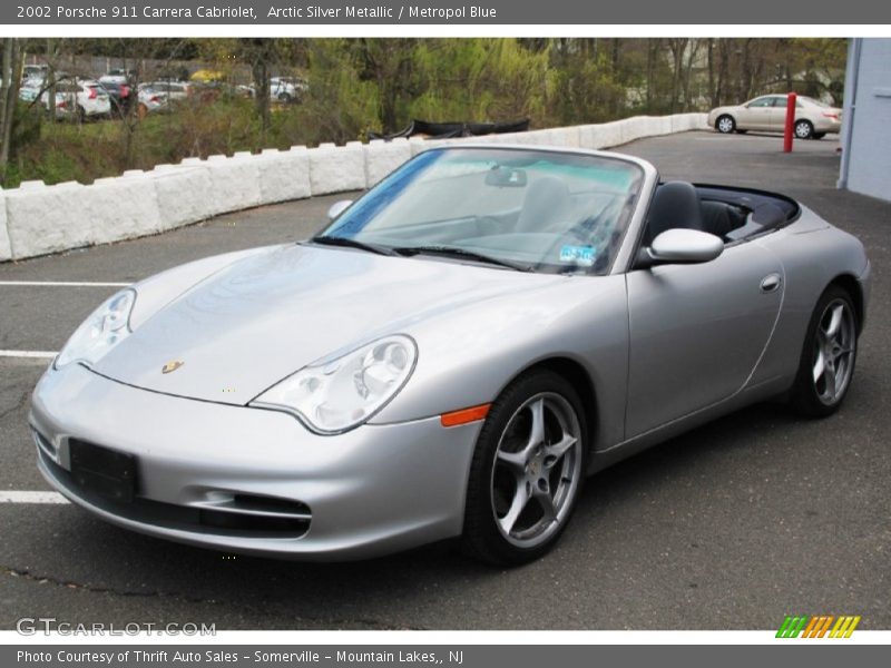 Front 3/4 View of 2002 911 Carrera Cabriolet