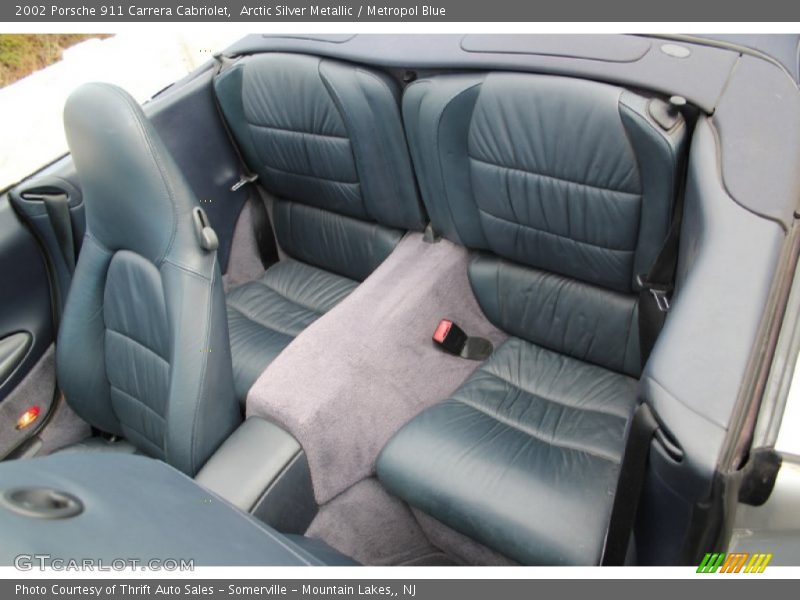 Rear Seat of 2002 911 Carrera Cabriolet