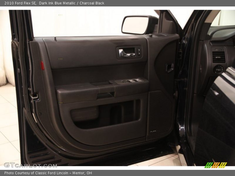 Dark Ink Blue Metallic / Charcoal Black 2010 Ford Flex SE
