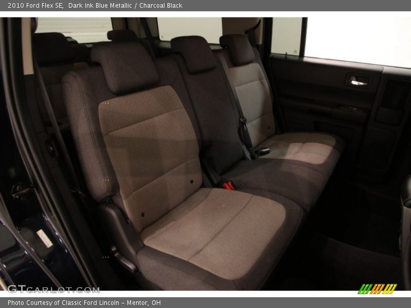 Dark Ink Blue Metallic / Charcoal Black 2010 Ford Flex SE