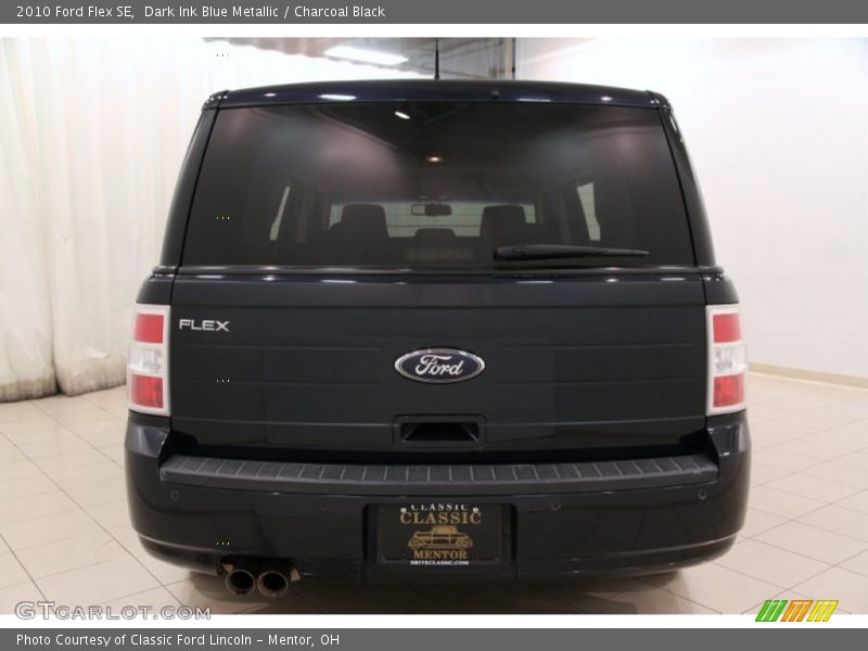 Dark Ink Blue Metallic / Charcoal Black 2010 Ford Flex SE