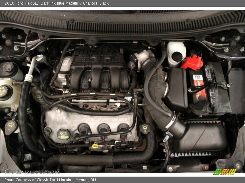 Dark Ink Blue Metallic / Charcoal Black 2010 Ford Flex SE