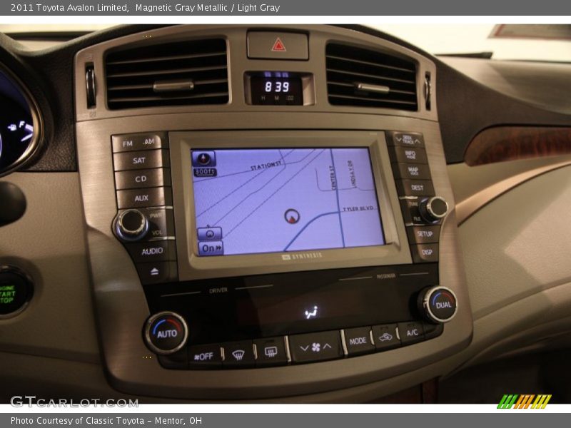 Magnetic Gray Metallic / Light Gray 2011 Toyota Avalon Limited