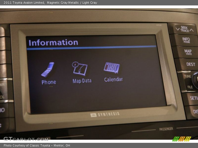 Magnetic Gray Metallic / Light Gray 2011 Toyota Avalon Limited