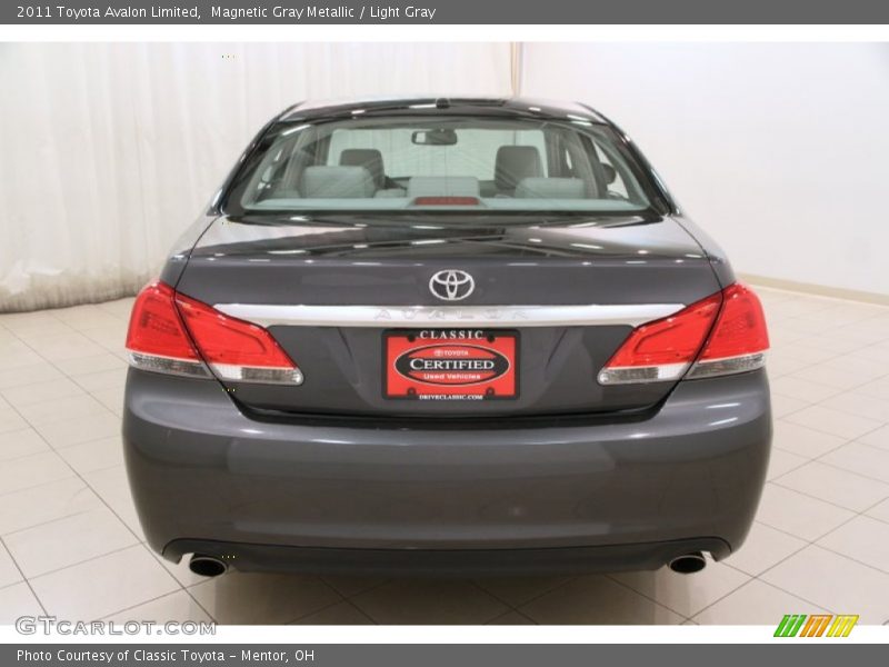 Magnetic Gray Metallic / Light Gray 2011 Toyota Avalon Limited