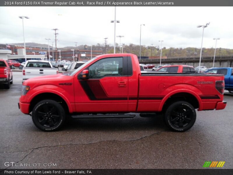 Race Red / FX Appearance Black Leather/Alcantara 2014 Ford F150 FX4 Tremor Regular Cab 4x4