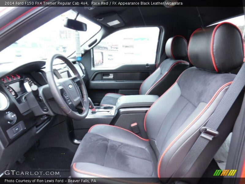 Race Red / FX Appearance Black Leather/Alcantara 2014 Ford F150 FX4 Tremor Regular Cab 4x4
