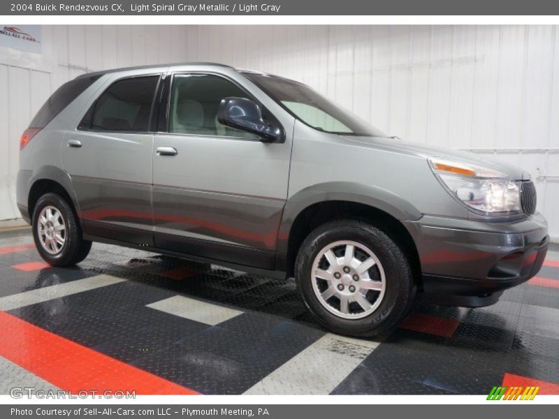 Light Spiral Gray Metallic / Light Gray 2004 Buick Rendezvous CX