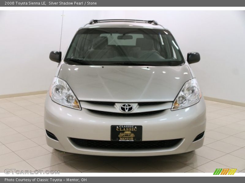 Silver Shadow Pearl / Stone 2008 Toyota Sienna LE