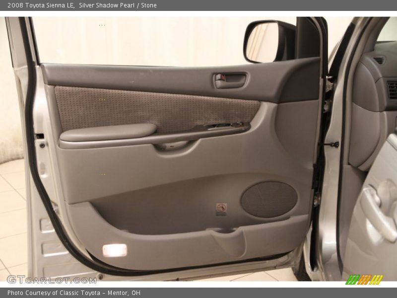 Silver Shadow Pearl / Stone 2008 Toyota Sienna LE