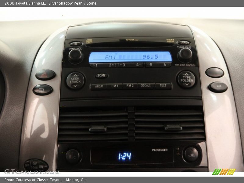 Silver Shadow Pearl / Stone 2008 Toyota Sienna LE