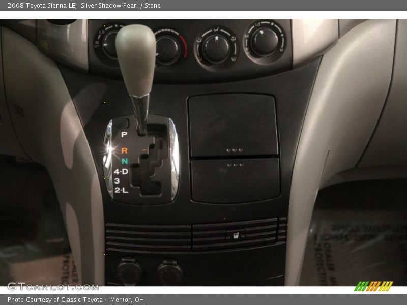 Silver Shadow Pearl / Stone 2008 Toyota Sienna LE