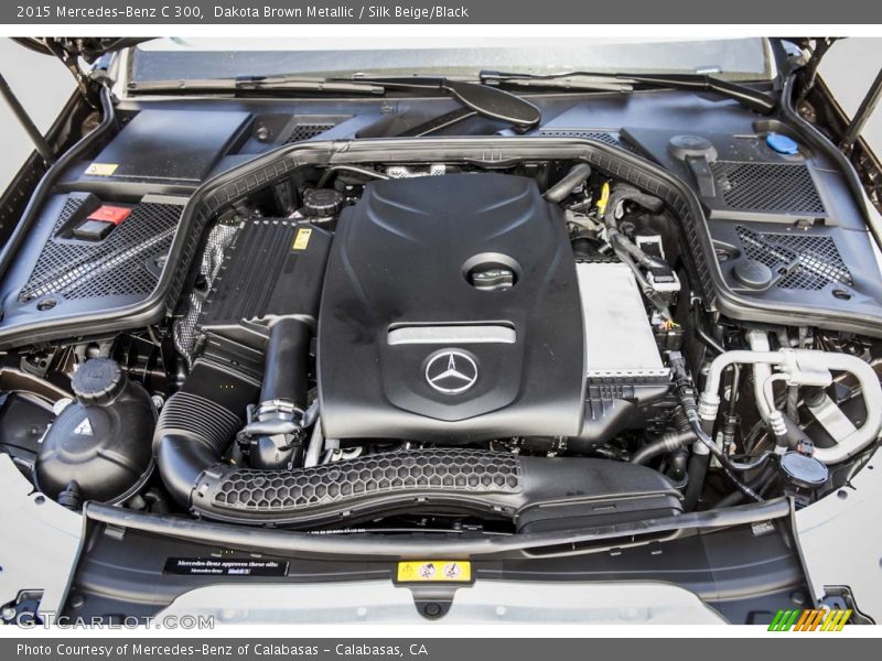 Dakota Brown Metallic / Silk Beige/Black 2015 Mercedes-Benz C 300