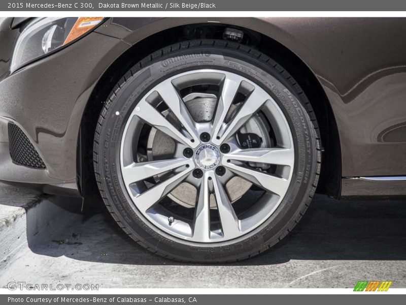 Dakota Brown Metallic / Silk Beige/Black 2015 Mercedes-Benz C 300