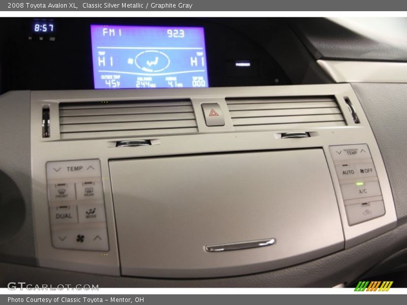 Controls of 2008 Avalon XL