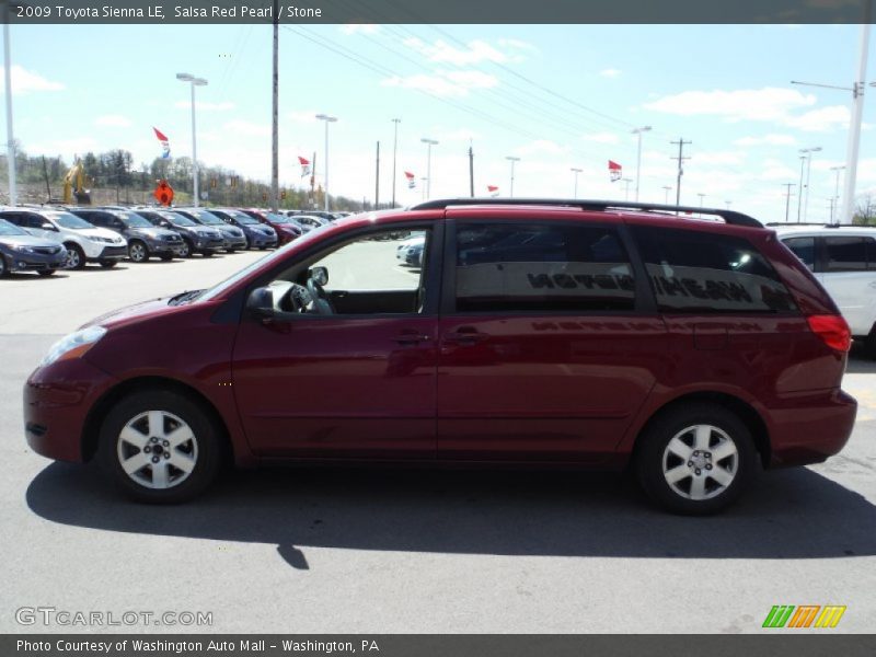 Salsa Red Pearl / Stone 2009 Toyota Sienna LE