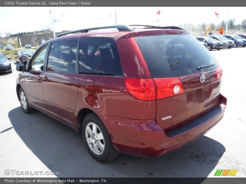 Salsa Red Pearl / Stone 2009 Toyota Sienna LE
