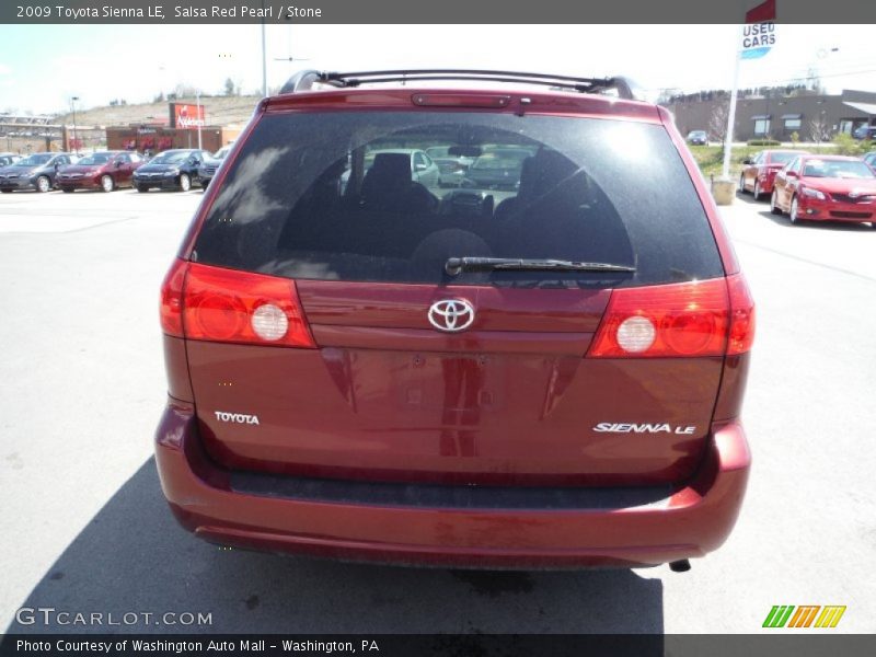 Salsa Red Pearl / Stone 2009 Toyota Sienna LE