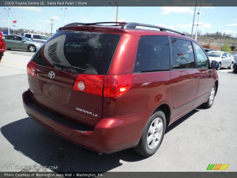 Salsa Red Pearl / Stone 2009 Toyota Sienna LE