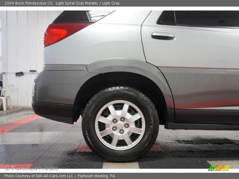 Light Spiral Gray Metallic / Light Gray 2004 Buick Rendezvous CX