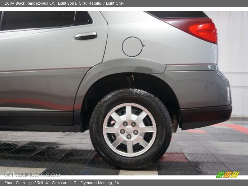 Light Spiral Gray Metallic / Light Gray 2004 Buick Rendezvous CX