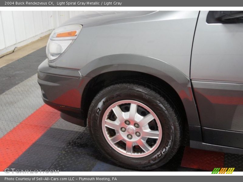 Light Spiral Gray Metallic / Light Gray 2004 Buick Rendezvous CX