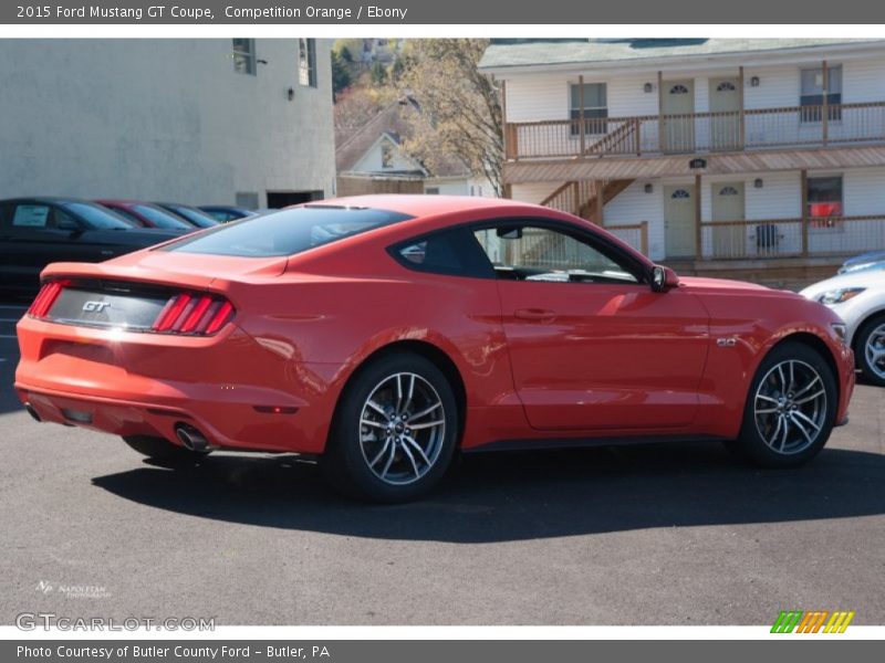 Competition Orange / Ebony 2015 Ford Mustang GT Coupe