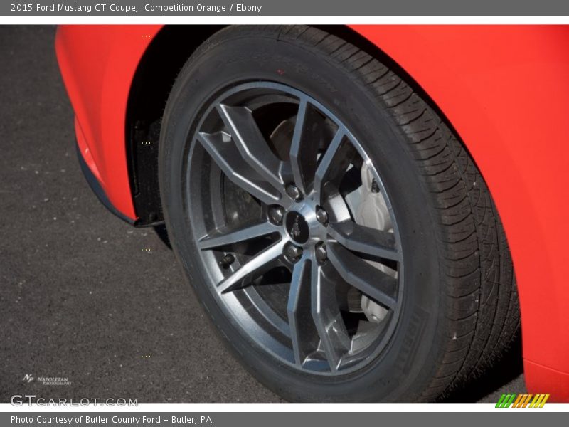 Competition Orange / Ebony 2015 Ford Mustang GT Coupe