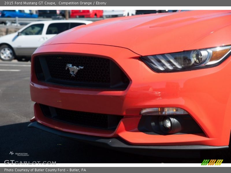 Competition Orange / Ebony 2015 Ford Mustang GT Coupe