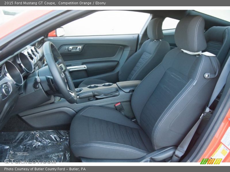 Competition Orange / Ebony 2015 Ford Mustang GT Coupe