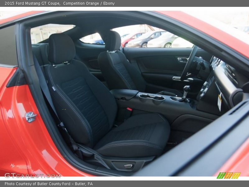 Competition Orange / Ebony 2015 Ford Mustang GT Coupe