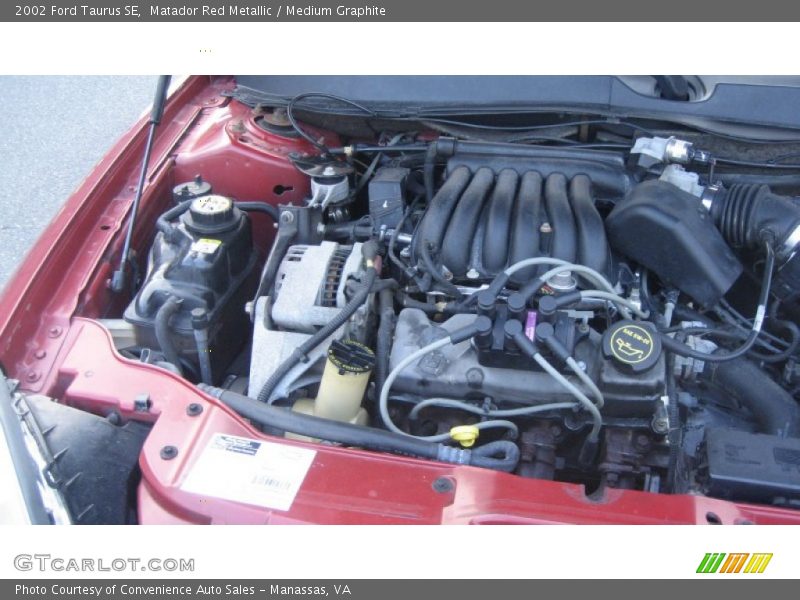 Matador Red Metallic / Medium Graphite 2002 Ford Taurus SE
