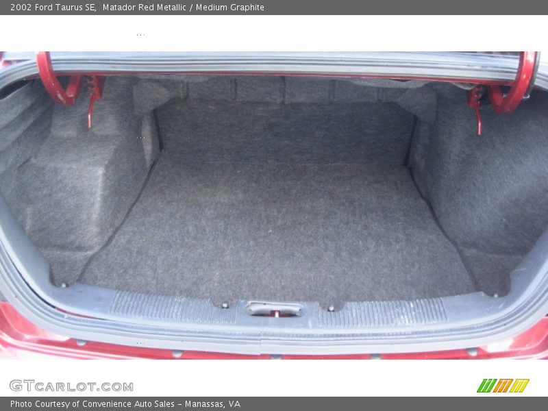 Matador Red Metallic / Medium Graphite 2002 Ford Taurus SE