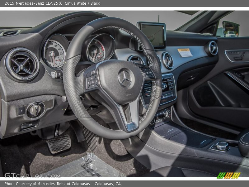 Cirrus White / Black 2015 Mercedes-Benz CLA 250