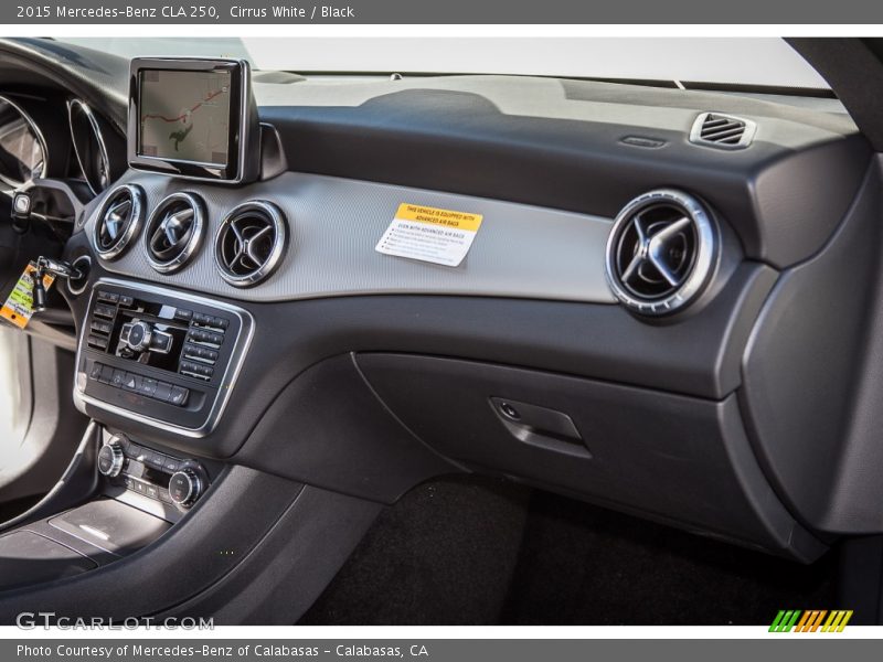 Cirrus White / Black 2015 Mercedes-Benz CLA 250